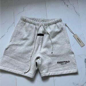 Essentials Men's Light Gray Athletic Shorts